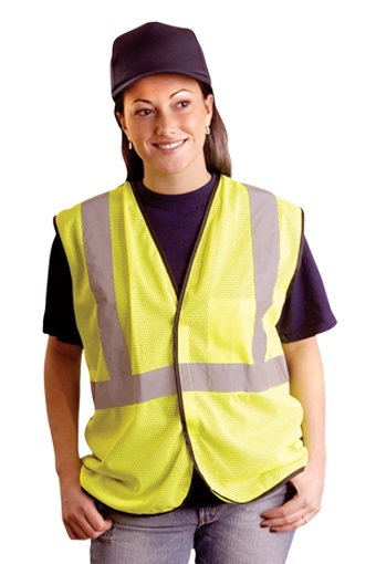 High Visibility Classic Mesh Standard Safety Vest - Hi-Viz Apparel
